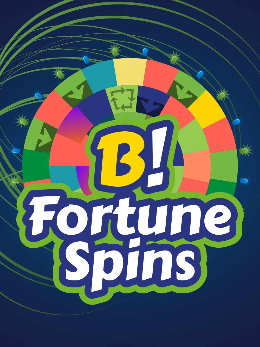 Slot de giros de la fortuna con premios grandes y diseño vibrante